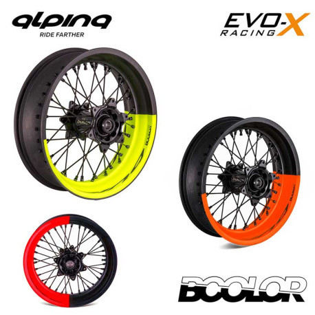 ROUE AV A RAYONS TUBELESS 2,50 X 19 PACK Bicolor