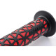 "PAIRE POIGNEES""GGD-CELL 22MM ROUGE,125MM,PERCEES "